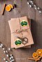 Green Background and Mosque Blessed Lamps Tag Blessed Days Lamp Sticker - 4