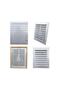 40X40Cm Plastic Ventilation Grille Bathroom / Wc Ventilation Grille Shutter 40X40 cm