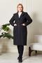 Women's Plus Size Cashmere Coat - 4