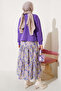 Women's Floral Patterned Skirted Double Set - 3