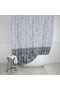 Bathroom Curtain 2x110x200 Double Wing Shower Curtain with Ring Gift 2102