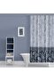 Bathroom Curtain 2x110x200 Double Wing Shower Curtain with Ring Gift 2102 - 5