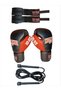 Boxing Gloves, Bandage, Jump Rope Set of 3, Kick Boxing Gloves, Bandage, Jump Rope
