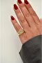North Star Detailed Sparrow Finger Ring Lightweight Curved Quadrilateral Ring with Adjustable North Star - 5