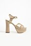 1-93535 12cm Platform High Thick Heeled Bridal/Evening Dress Shoes - 6