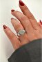 Saturn Planet Detailed Sparrow Finger Ring Adjustable Saturn Star Lightweight Curved Ring - 3