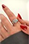 Saturn Planet Detailed Sparrow Finger Ring Adjustable Saturn Star Lightweight Curved Ring - 5