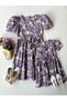 Purple Rose Mother-Daughter Dress Combination (SOLO FOR SALE)