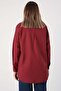 Dark Burgundy-Oversize Basic Shirt - 3