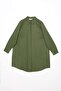 Khaki-Plus Size Shirt Tunic - 6