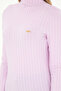 Women's Pink Stand Collar Sweatshirt 50292421-Vr041 - 7