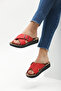 Polyurethane Orthopedic Sole Seasonal Home and Outdoor Slippers - Red - 2
