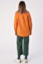 Soft Orange-Oversize Basic Shirt - 4
