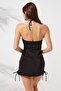 Jersey Soft Strapless Dress Swimsuit Black231128 - 2