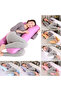 وسادة مريحة على شكل حرف U للحمل والأمومة من Mother Comfort، باللون الرمادي - 2