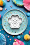 Heart Dog Paw Cookie Mold Cutter Dough Shaper - 3