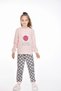 Mooncover Girls' Winter Pajama Set – Mother-Daughter Combination Salmon - 2