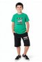 Just Ride Printed Boy's Double Pocket Capri Bottom-Top Suit