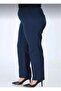 Women's Waist Buttoned Side Elastic Tube Trophy Pants1