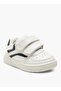 Panelled Sneakers with Hook and Loop Closure - 2