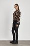 Black Leopard Detail Knitwear Sweater 24342 - 7