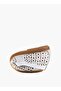 Girls' Textured Slip-on Ballerinas - 6