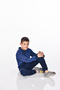 Mooncover Boys' Seasonal Cotton Interlock Pajama Set – Navy - 4