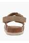 Buckle Detail Sandals with Hook and Loop Closure - 4