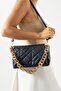 Navy Blue Women's Shoulder and Crossbody Bag 15X26 Size