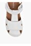 Stitch Detail Fisherman Sandals with Hook and Loop Closure - 3