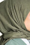 وشاح من الخيزران - كاكي - 5