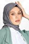وشاح من الخيزران - رمادي غامق - 3