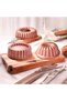 Eda Granite Casting Set of 2 Tart and Slice Cake Molds – Non-Stick, Oven Resistant, Rose