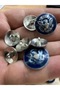 Blazer Jacket and Coat Button Silver Eagle on Blue - 2