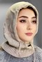 Balaclava Corded Knitwear Knitted Beanie Cap - 6