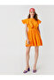 Tiered Mini Dress Flounced Sleeveless Modal Blended