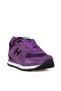 102 19250 Peru 100% Genuine Leather Unisex Sports Shoes Purple-Black - 2