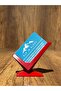 Dark Red Geometric Design Business Card Holder