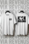 Kick Boxing Front and Back Printed Wide Fit Tshirt