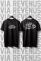 King Front and Back Printed Wide Fit Tshirt