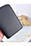 2060 Model Premium Genuine Leather Vehicle License Cover Case - 5