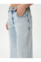 Wide Leg Jeans with Jewelled Pockets Cotton - Bianca Jean - 6