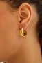 Interlocking Triple Hoop Steel Women's Earrings,Vip Steel Earrings - 4