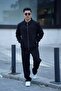 Fleto Pocket Shirt Collar Tracksuit Suit - 2