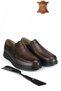 The Dortex Kc042 Men's Genuine Leather Soft Orthopedic Comfortable Fit Casual Dad Shoes - 2