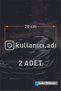 Instagram User Name - 2 Pcs 20 cm Vehicle and Motorcycle Windshield Sticker - Letter Cut Foil