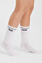 Pack of 2 Printed Black and White Modal Elasticless Seamless Derby Women's Socks Set - 2