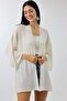 Women's Bone Seasonal Openwork Poncho Cardigan - 4