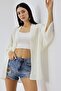 Women's Bone Seasonal Openwork Poncho Cardigan - 3