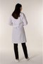 White Women Doctor Nurse Teacher Pharmacist Apron Open Collar - 5